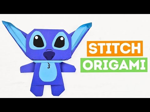 How to make origami paper stitches step by step