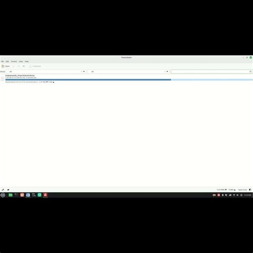 who else here torrenting a linux iso file?