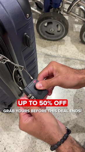 13K views · 33 reactions | SmartLock: Travel smarter this Black Friday! ✈️ ✅ Works with Apple Find My App ✅ TSA-Compatible & Rugged Design ✅ Track your luggage right from your iPhone! Never lose sight of your essentials again. Stay secure, stay connected, and travel with peace of mind.  | KeySmart | Facebook