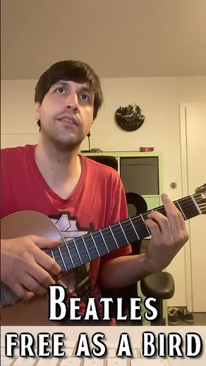 Beatles - Free as a bird (cover) #acoustic #acousticcover #beatles #thebeatles #beatlescover