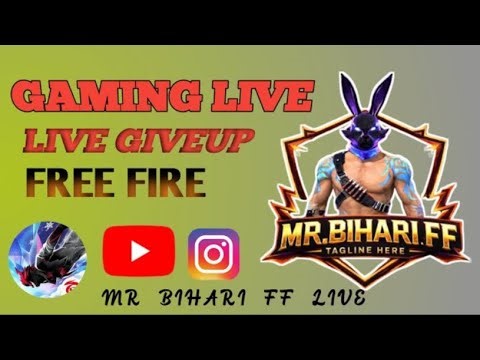 live giveaway free redeem code custom won only booyah #MR BIHARI FF