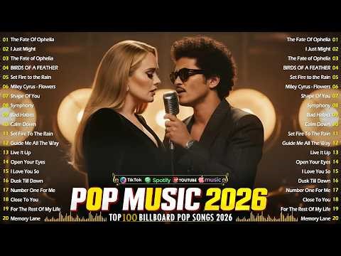 Dua Lipa, The Weeknd, Ed Sheeran, Bruno Mars, Adele, Selena Gomez, Maroon 5 💥 Billboard Hot 100