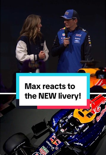 max is certainly a fan! 😍 #f1 #maxverstappen #redbull @Red Bull Racing