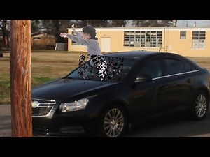 PSA: Always Buckle Up but it actually shows what happens