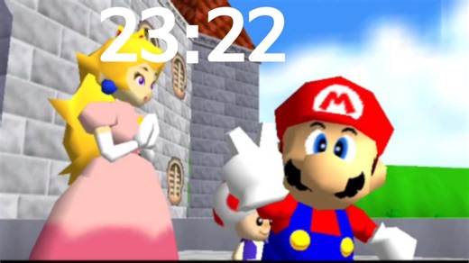 【SM64】触屏16星速通 sub24 23:22