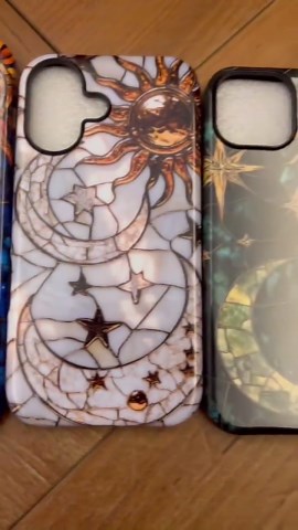 Celestial Stained Glass Phone Case, Stained Glass Moon Sun Phone Case, Phone Cover for iPhone 17 16 15 14 13 12 11 Samsung S26 S24 S23 Case - Etsy
