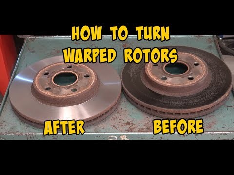 How To Turn The Warp Out Of Rotors.