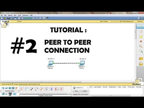 CISCO Packet Tracer Tutorial - Peer to Peer Connection