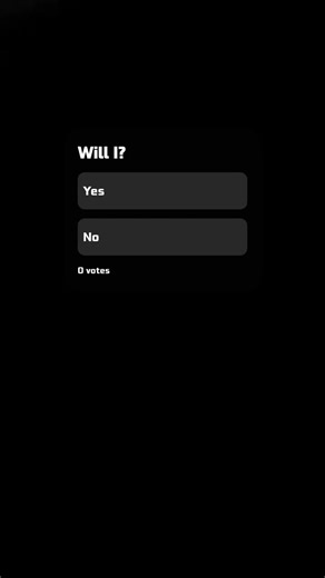 Will I?