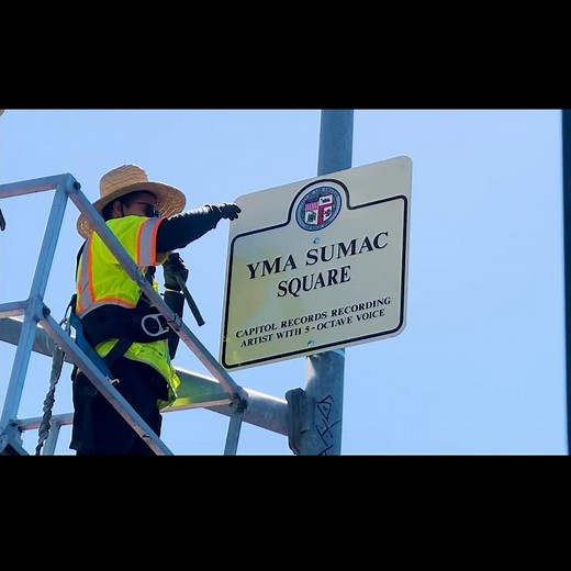 Fun video of Yma Sumac Square in Hollywood
