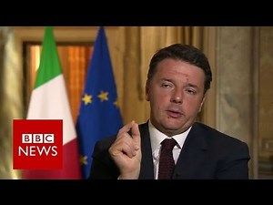 Brexit: 'British people made bad decision on EU' Matteo Renzi - BBC News