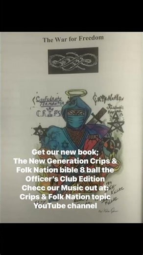 Crips and Folk Nation Knowledge books and Music