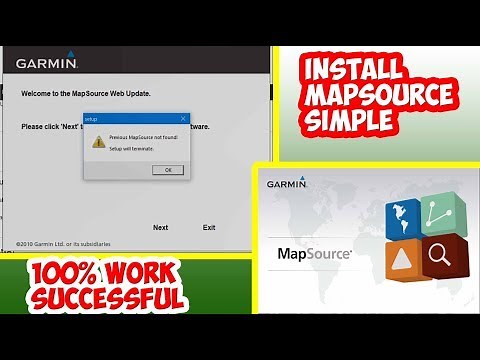 INSTALL MAPSOURCE GARMIN | CARA INSTAL MAPSOURCE GARMIN | PREVIOUS MAPSOURCE NOT FOUND