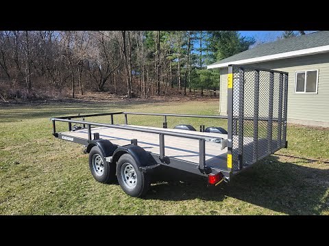 Karavan 6.8x15 Utility Trailer / First Impression Review