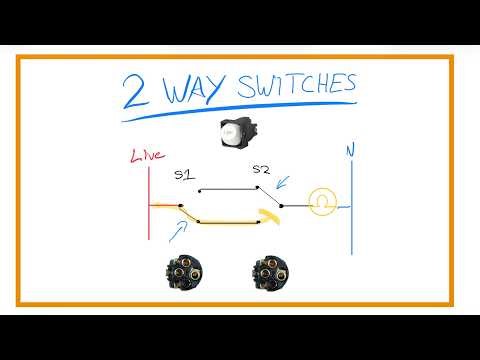 How 2 Way Light Switching Actually Works (Simple Wiring Diagram Explanation)