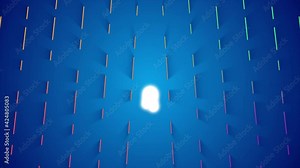 World Intellectual Property Day reveal by dynamic lines in blue background - 26 April