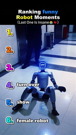 Ranking funny Robot Moments #ranking #funny #shortvideo #robot #viral