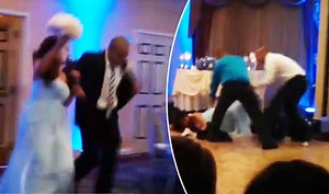 You won't BELIEVE what this hapless groom does to his new bride during