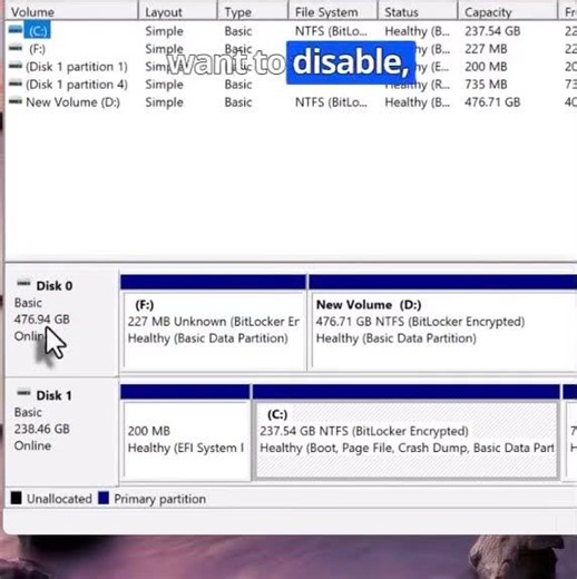how can you disable your hard drive in window PC #powershell #computereducation