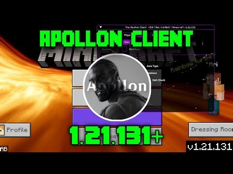 Apollon Client 1.21.132: Increase FPS & Fix Lag in MCPE (32-Bit/64-Bit)