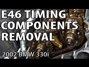 BMW E46 Timing Components Removal DIY #m54rebuild 7