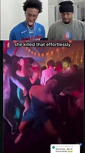 She was really feeling it