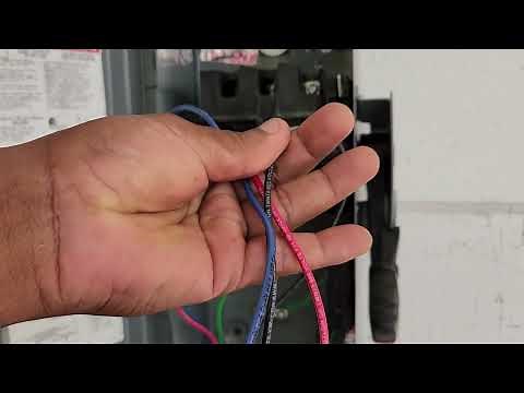How to wire 3phase 30 Amp disconnect