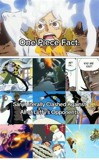 24/7 anime on Instagram: "Sanji literally clashed against all of luffys opponent"