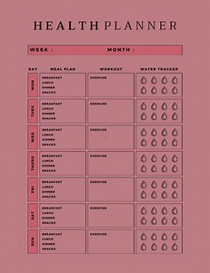 Journal Planner Template - Etsy