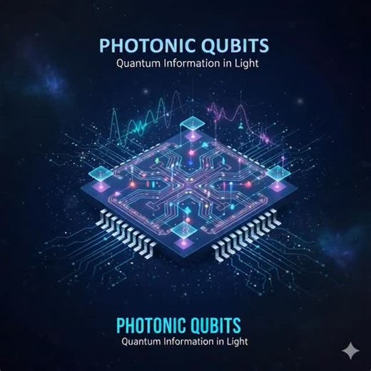 Stoney on Instagram: "PHOTONIC QUBITS: Quantum Information in Light! 💡✨ ​This is how we build the future. Using light particles (photons) as our fundamental building blocks, we can create quantum processors that are fast, robust, and scalable. ​Get ready for the quantum age! 🤯 ​➡️ Double Tap if you’re excited about quantum tech! ​#QuantumTech #Qubits #Photons #QuantumComputing #ScienceArt #FutureIsNow #Tech"