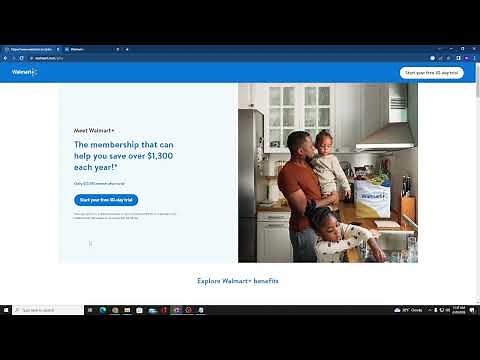 How to sign up for Walmart Plus.