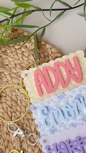 NEW Bag Tags, Personalized Name Bag Tag, Acrylic Bag Tag, Backpack Name Tag, Diaper Bag Tag, Bag Tag for Girl, Bag Tag for Boy, Bag Keychain - Etsy