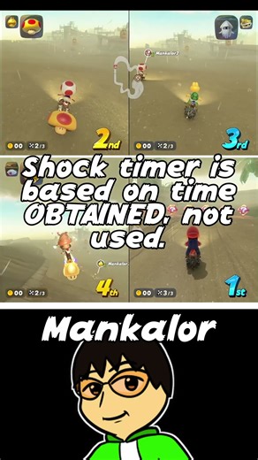 4 Shocks in a ROW?! #MarioKartWorld