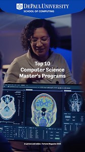 34K views · 144 reactions | Ready to accelerate your future? Choose the Computer Science master’s program that’s ranked Top 10 in-person and online. | DePaul University | Facebook