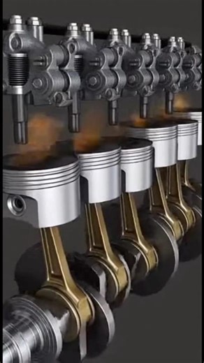 Real Diesel Engine 🔥 High Compression & Spark | 4 Stroke Engine Explained | Fastik Shorts #Shorts