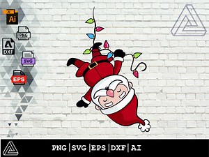Santa Svg, Santa With Lights Svg, Christmas Svg, Santa Svg File, Santa Svg Cut File, Santa Png , Cricut Silhouette Svg Cut Cutting File - Etsy UK