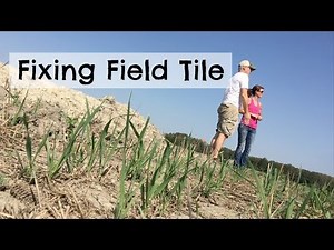 How we Fix Field Tile using SoilMax Gold Digger & GPS | Vlog #38