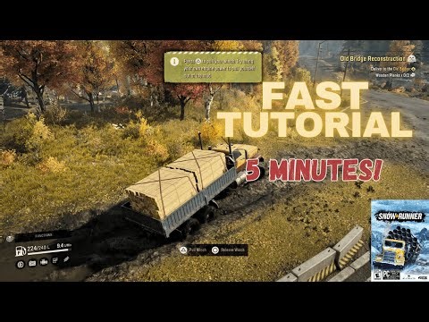 How to Finish the SnowRunner Tutorial in Minutes and Unlock the Game Fast! | Snowrunner Tutorial
