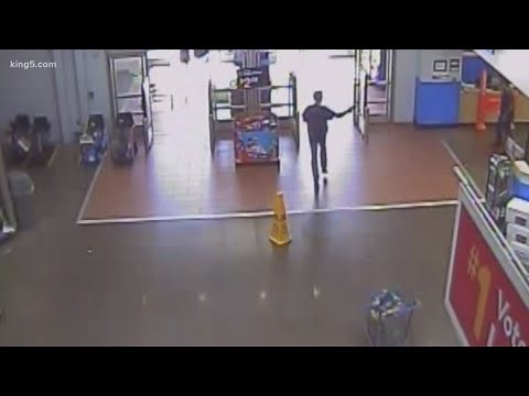 Walmart shooting surveillance footage