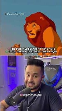 English with THE LION KING