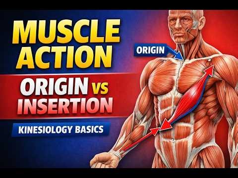 Muscle Action Explained | Origin, Insertion, Movement & Function | Kinesiology & Biomechanics