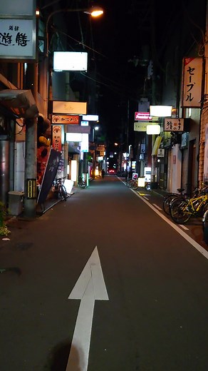 深夜のウォーキング：高松の讃岐街道とライオン通り商店街