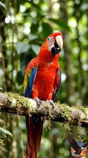 Beautiful Colourful Parrot | Real Wildlife Birds 4K Nature