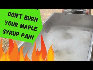 How to boil maple sap fast