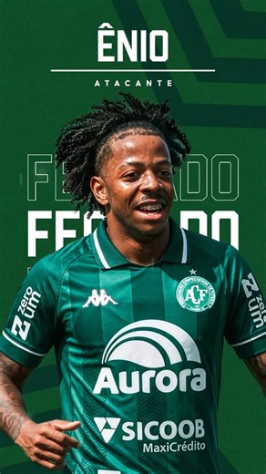 Chapecoense on Instagram: "FECHADO COM A CHAPE! 🤝⚽️🏹💚 A Chapecoense acertou a contratação do atacante Ênio, que chega ao Verdão para integrar o elenco na temporada de 2026. O atleta firmou vínculo por empréstimo até dezembro de 2026. Ênio chega à Arena Condá após disputar competições nacionais pelo Juventude - como Série A e Copa do Brasil -, somando 36 jogos, quatro gols e uma assistência. O atacante tem como principal característica a velocidade e o enfrentamento ‘1 pra 1’ no último terço d