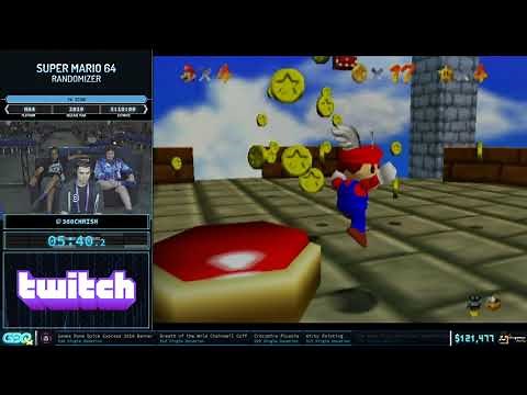 Super Mario 64 Randomizer by 360Chrism in 2:46:10 - GDQx 2019