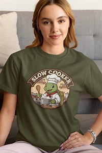 Slow Cooker Turtle Chef Comfort Colors 1717 Shirt Funny Cooking Pun Tee - Etsy Canada