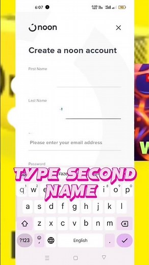 how to open account in noon / how to create a account on noon
