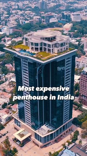 Homes ❖ Exteriors ❖ Interiors on Instagram: "One of the most expensive penthouses in India 😍 The 40,000 sq feet sky mansion, on top of Kingfisher Tower, is one of the most luxurious properties in Bangalore. It boasts of a 360-degree view platform, an infinity pool among other amenities. Video by @sriharikaranth - - Via @mega_mansions - #luxclusivehouse #penthouse #luxuryhomes #luxurypenthouse #luxuryvilla #luxuryapartments"