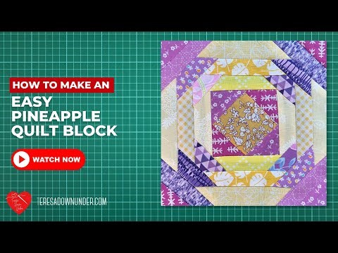 How to make an easy pineapple block